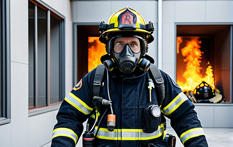 VR Training Simulation**

"A firefighter fully clothed in appropriate protective gear, inside a realistic VR training simulation of a burning building, practicing rescue techniques, safe for work, professional training environment, perfect anatomy, correct proportions, well-formed hands, proper finger count, natural pose, appropriate content, fully clothed, professional."

**