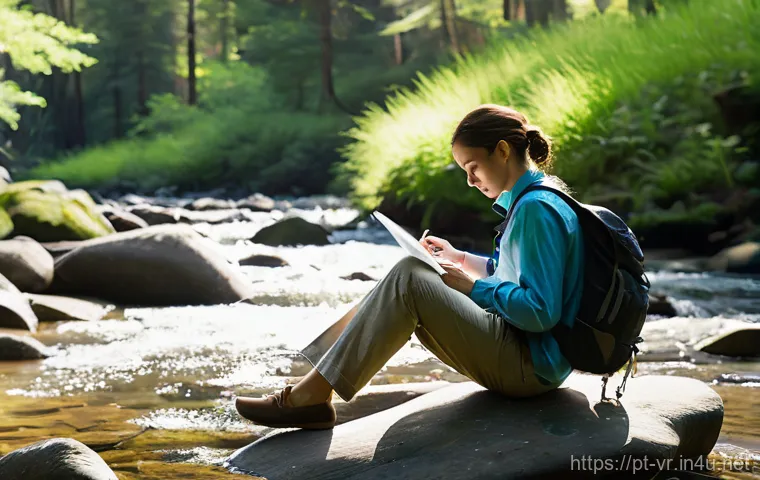 VR에서의 오디오 디자인 - A young female astronaut (approximately 25-30 years old, wearing a full, detailed, and functional sp...