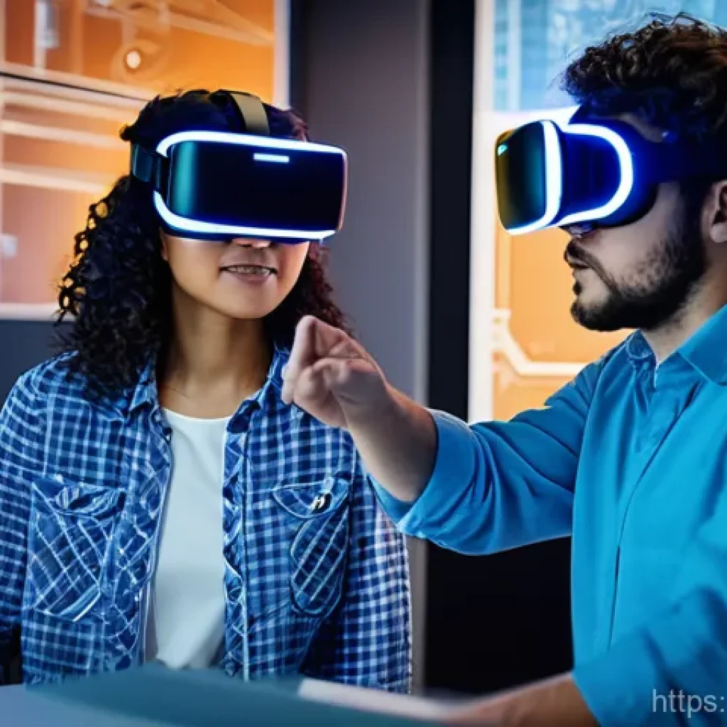 가상현실 기업 사례 - **Prompt 1: The Genesis of Immersion - Early VR Pioneers**
    "A vibrant, cinematic photo of a dive...