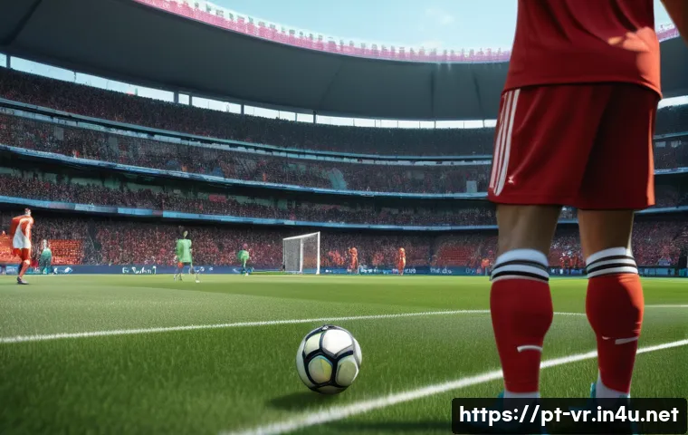 VR을 활용한 스포츠 분석 - **Immersive Penalty Shootout in Virtual Reality**
    "A male soccer player, in his early 20s, with ...